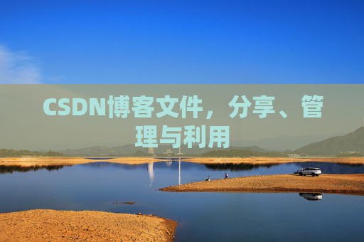 CSDN博客文件，分享、管理与利用