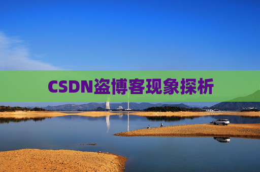 CSDN盗博客现象探析